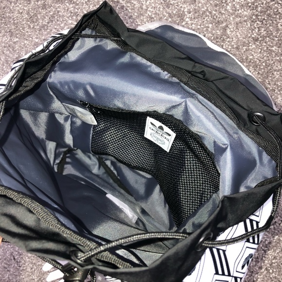 Adidas Women's Originals Utility Mini Backpack Girls Monogram Bags White LP6173 - Picture 12 of 15